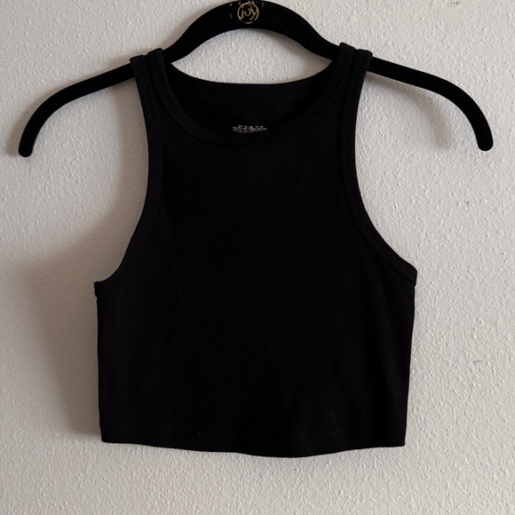wild fable Tops - Wild Fable • Black Cropped Tank Top • Women’s Size Small
